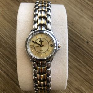 Lds Belair two tone stainless steel watch